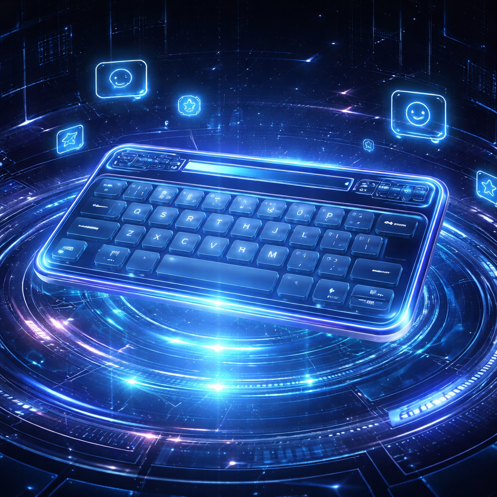 未来感输入界面展示